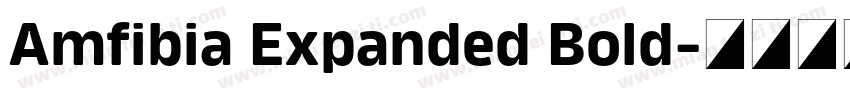 Amfibia Expanded Bold字体转换